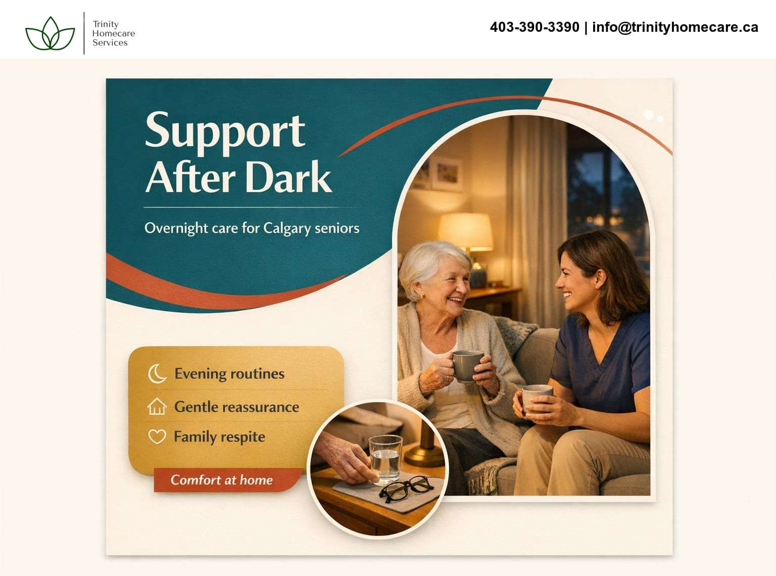 Overnight Care in Calgary: Support for Seniors Who Need Help at Night